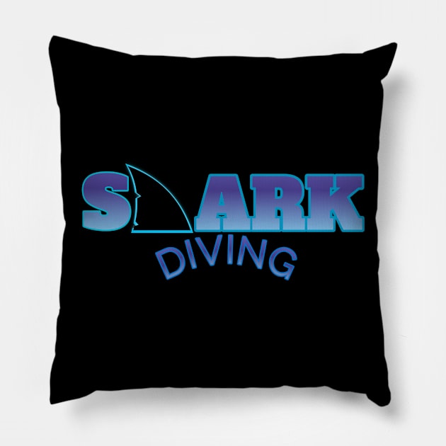 Scuba diving t-shirt designs Pillow by Coreoceanart