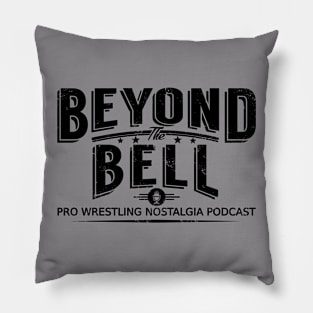 Beyond The Bell Official Black Logo Pillow