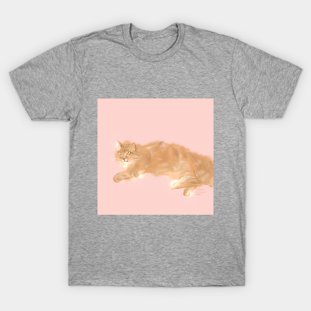 Discover Big Fluffy Kitty - Cat - T-Shirt