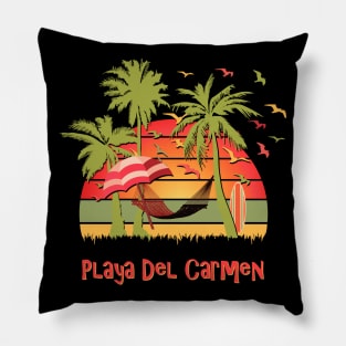 Playa Del Carmen Pillow