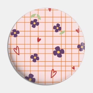 Cute Flower Pattern Pin