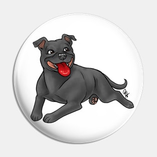 Dog - Staffordshire Bull Terrier - Blue Pin