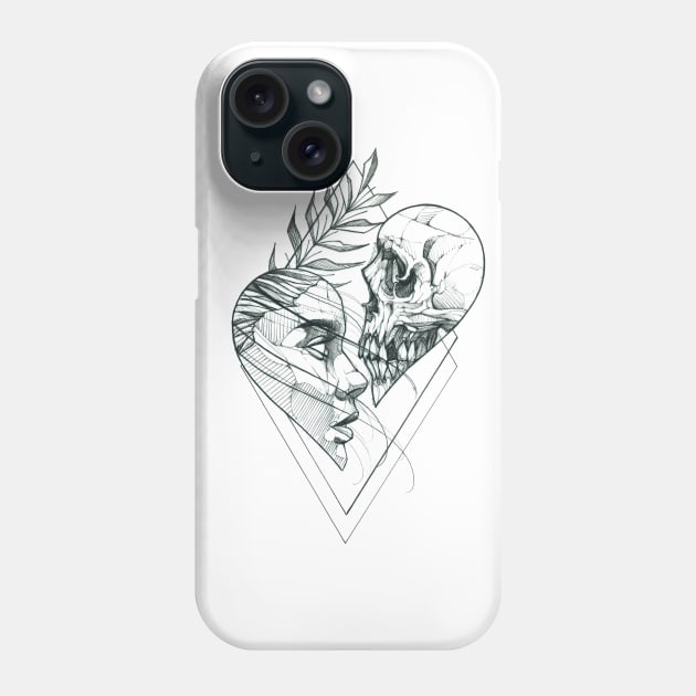 Face to Face Phone Case by LecoLA