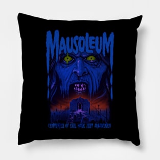 Mausoleum, Classic Horror, (Version 1) Pillow