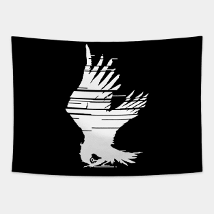 Raven ACVI Emblem for 621 - White Version Tapestry