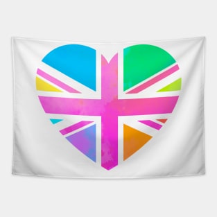 Union Jack Heart Tapestry