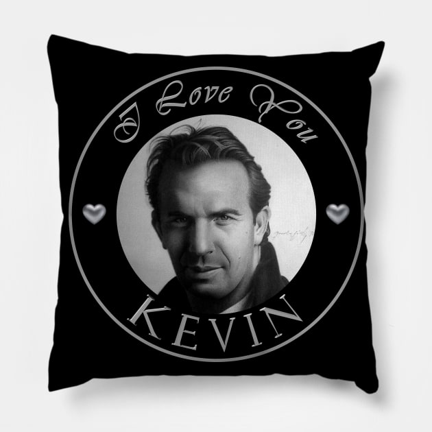 I LOVE YOU KEVIN 1 Pillow by MiroDesign