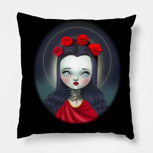 Madonna Virgin Christic Pillow by mapetitepoupee