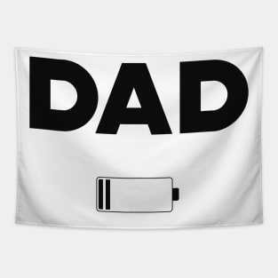 Dad Low Battery Tapestry