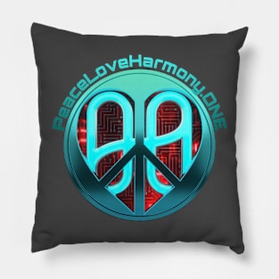 PeaceLoveHarmony.ONE F/B Pillow