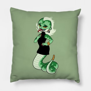 Charming Serpent Pillow