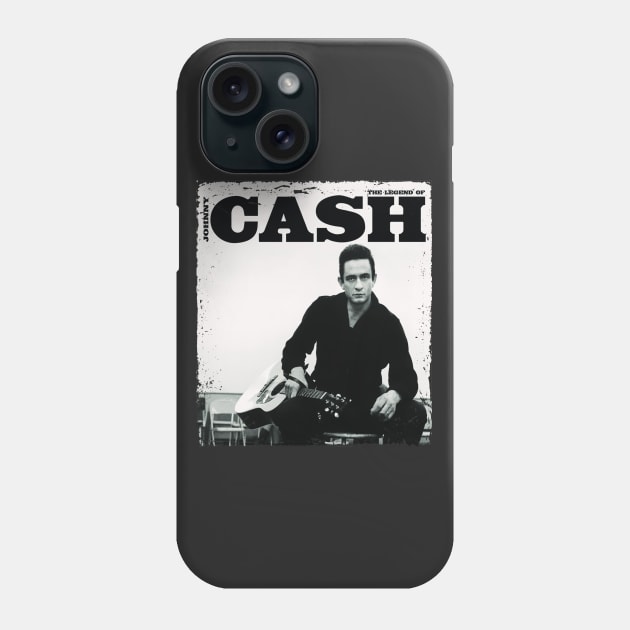 Johnny Cash Legend Phone Case by Marc Graphic