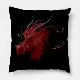 Red dragon Pillow