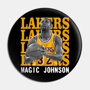 Los Angeles Lakers Magic Johnson Pin