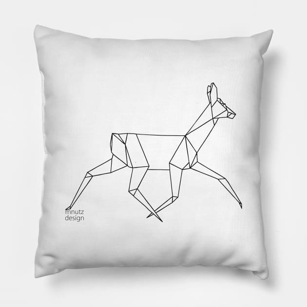 Origami Deer Pillow by mnutz