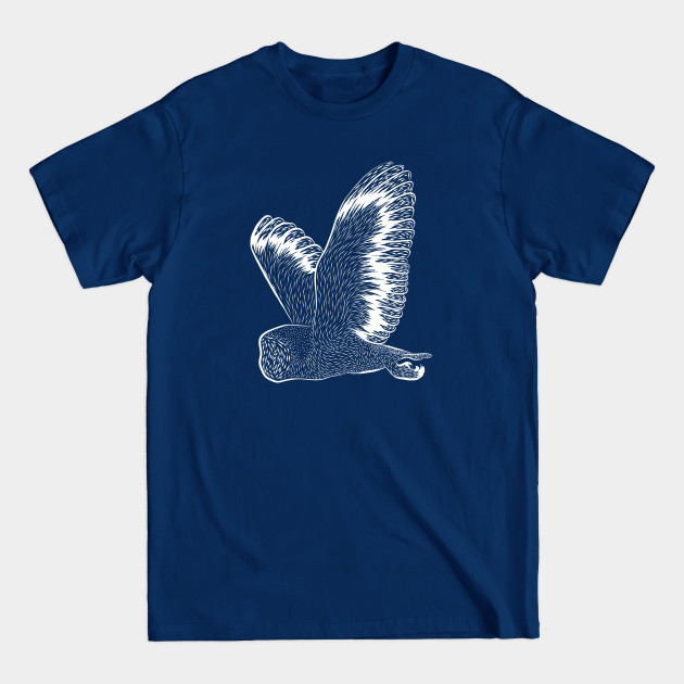 Discover White Owl - Owl - T-Shirt