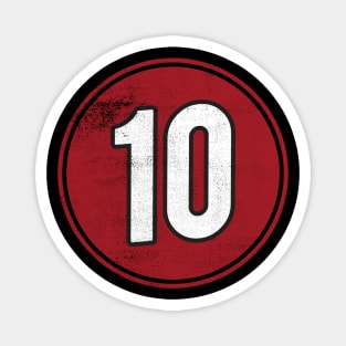 Number Ten 10 Magnet