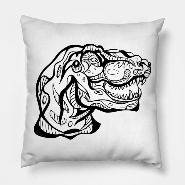 Optimus Rex Pillow by JuicyCreations