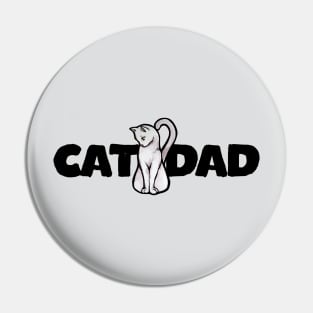 Cat Dad Pin