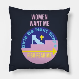 Fish Fear Me Pillow