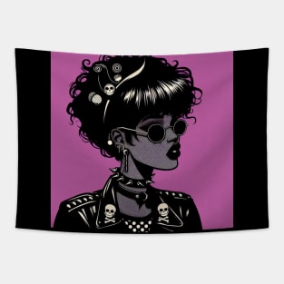 Punk girl Tapestry