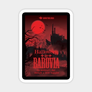 Halloween in Barovia red version Magnet