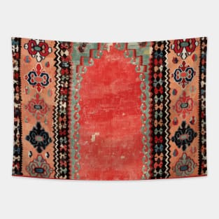 Sivas Antique Cappadocian Turkish Niche Kilim Tapestry