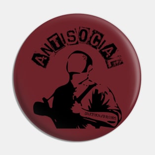 Skinhead Antisocial Pin