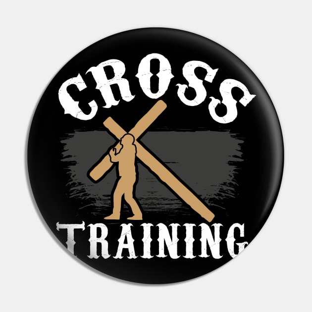 CHRISTIANITY Cross Training Pin by Lomitasu