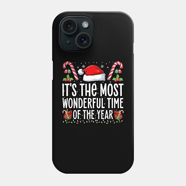 It’s the Most Wonderful Time of the Year Presents Family Christmas Phone Case by TeeTypo