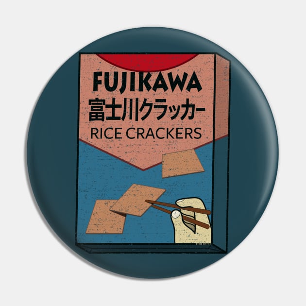 Fujikawa Rice Crackers Box (worn) [Rx-Tp] Pin by Roufxis