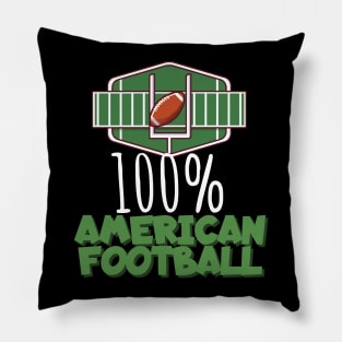 100% American football Pillow