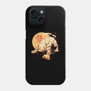 white panther Phone Case