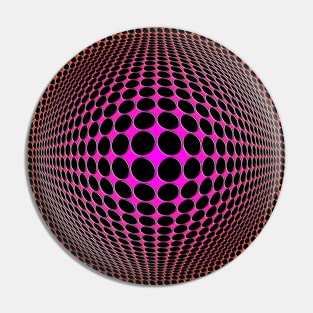 Homage to Vasarely 1 Pin
