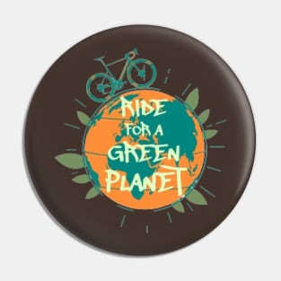 Ride For A Green Planet, Bicycle Pin