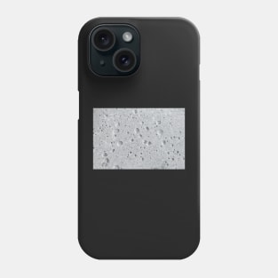 Grungy grey concrete wal Phone Case