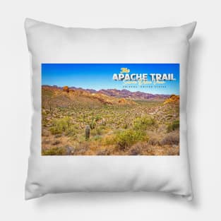 Apache Trail Scenic Drive View Pillow