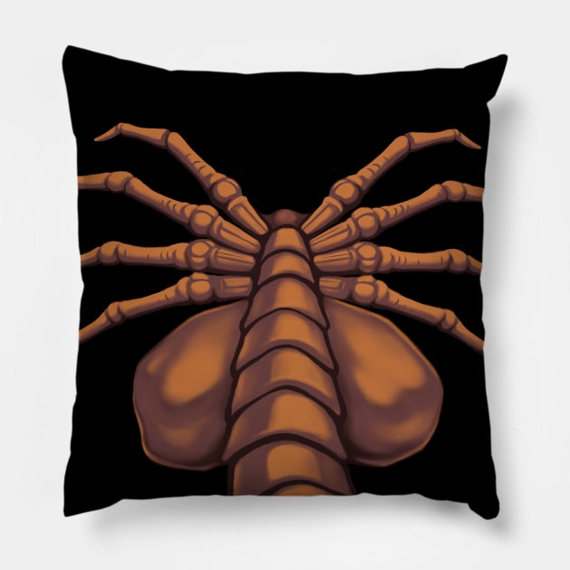 Free Hugs - facehugger - sci fi Mask Pillow by BlancaVidal