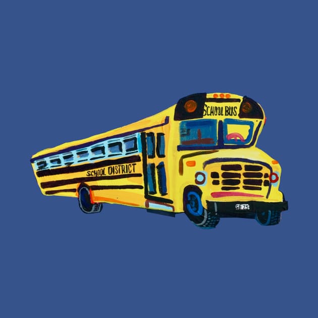 School Bus by SPINADELIC