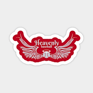 Heavenly Baseball Magnet