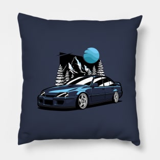 Blue Omega Carlton in Nature Pillow