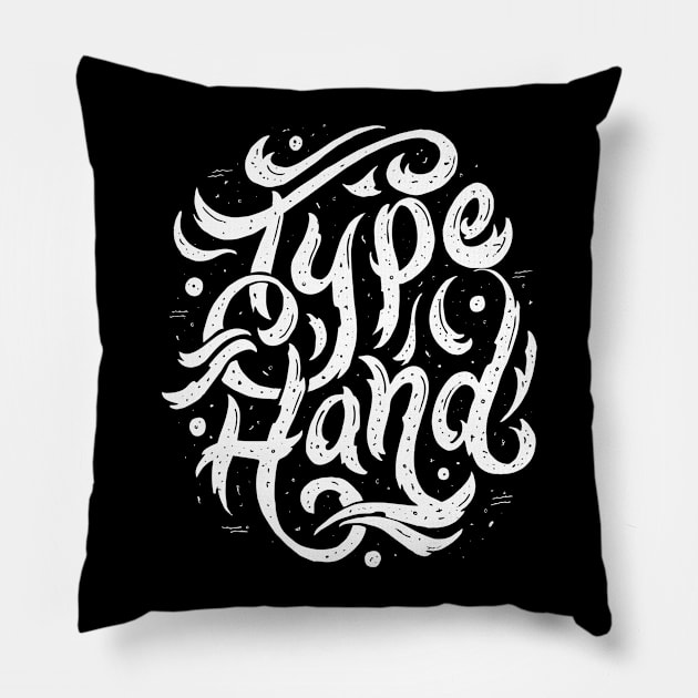 Wave Typehand Pillow by typehandsupply