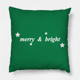 merry and bright Pillow