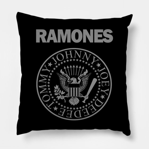 jhonny - joey - deedee - tommy - ramones Pillow by birdy line