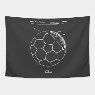 Soccer Patent - Football Art - Antique Tapestry