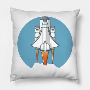 astronaut rocket Pillow