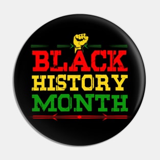 Black History Month Shirt African American Pride Gift Pin