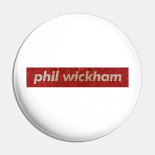 Phil Wickham - RECTANGLE RED VINTAGE Pin