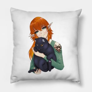 Elf+Cat! Pillow