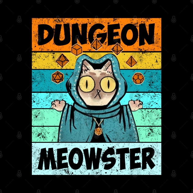 Dungeon Meowster Dragons and Cats Gifts for Men Women Kids by Jason Smith